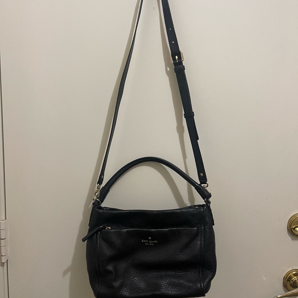 New Kate Spade Valli Mulberry Street Black Leather Wallet and Handbag Set